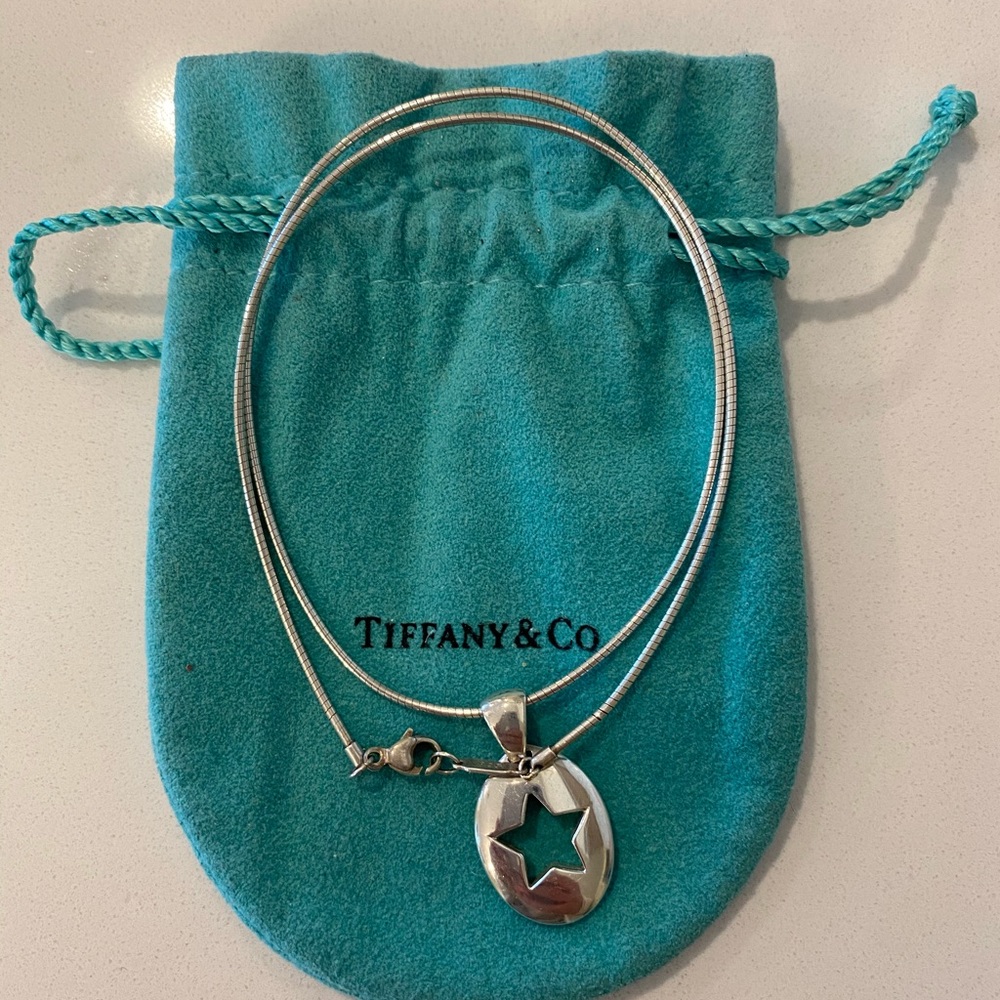 Tiffany & Co Silver Star Necklace